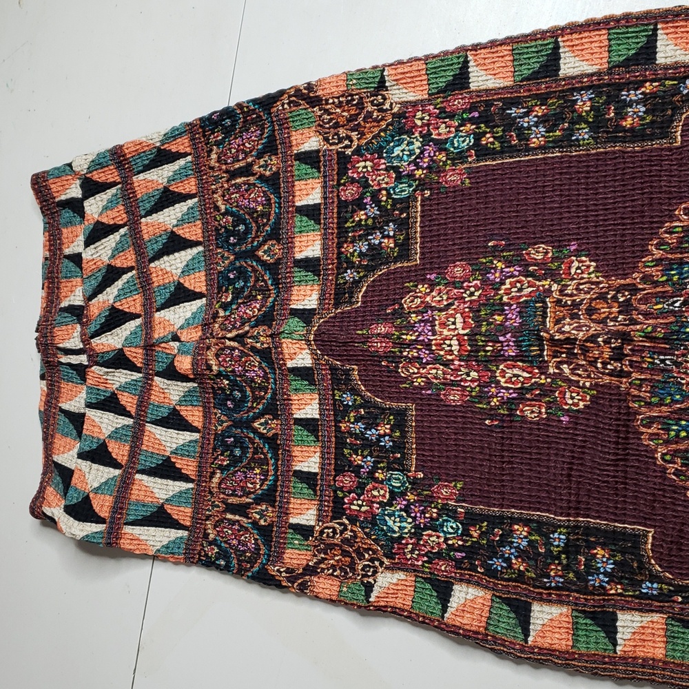Farm Rio x Anthropologie Mixed Print  Maxi Long Skirt Size XS Festival Bohemian - Picture 15 of 16